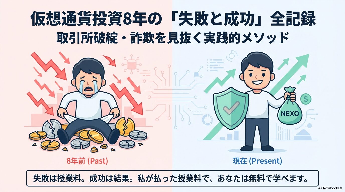 仮想通貨投資8年で学んだ取引所破綻を見抜く方法【失敗と成功の全記録】 | 暗号通貨：複利で増やすレンディング実践ログ